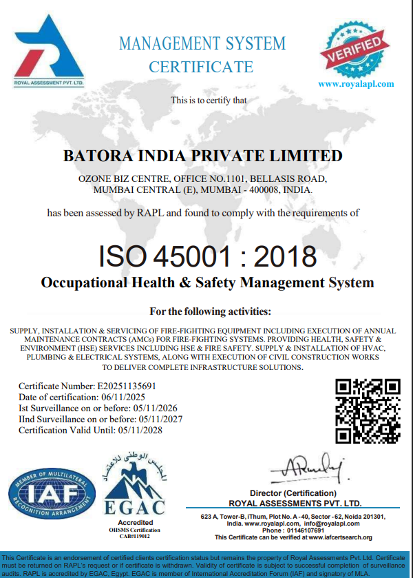 ISO 45001:2018 OHSMS